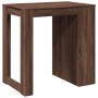 High bar table made of brown oak engineered wood, 102x70x103.5 cm by , Kitchen and dining tables - Ref: Foro24-3309327, Price...