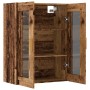 Hängender Wand-Wandschrank aus gealtertem Holz 69,5x34x90 cm | Foro24|Onlineshop| Casa, Jardín y Más Foro24.es