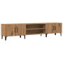 TV stand made of engineered oak wood, artisan style, 180x31.5x40 cm by , TV Furniture - Ref: Foro24-857144, Price: 105,26 €, ...