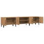 TV stand made of engineered oak wood, artisan style, 180x31.5x40 cm by , TV Furniture - Ref: Foro24-857144, Price: 105,26 €, ...