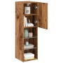 TV stands with LED lights 2 units aged wood 30.5x30x102 cm by , TV Furniture - Ref: Foro24-857677, Price: 111,55 €, Discount: %