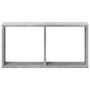 Armario de pared madera ingeniería gris hormigón 60x16x30 cm de , Estantes y estanterías - Ref: Foro24-854880, Precio: 26,35 ...