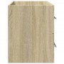 Vanity cabinet made of aged wood particleboard 80x38.5x48 cm by , Bathroom furniture - Ref: Foro24-856227, Price: 63,59 €, Di...