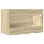 Waschbeckenunterschrank aus Holzspanplatte in verwitterter Optik, 80x38,5x48 cm. von , Badezimmermöbel - Ref: Foro24-856227, ...