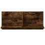 Engineered smoked oak wood wall cabinet 70x16.5x30 cm by , Shelves and shelves - Ref: Foro24-854854, Price: 28,69 €, Discount: %