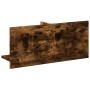 Engineered smoked oak wood wall cabinet 70x16.5x30 cm by , Shelves and shelves - Ref: Foro24-854854, Price: 28,69 €, Discount: %