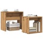 Stackable coffee tables, set of 2, engineered wood, oak artisan. | Foro24|Onlineshop| Casa, Jardín y Más Foro24.es