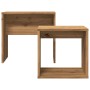 Stackable coffee tables, set of 2, engineered wood, oak artisan. | Foro24|Onlineshop| Casa, Jardín y Más Foro24.es