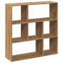 Artisan oak wood divider bookcase 102x29x103.5 cm by , Bookcases and shelves - Ref: Foro24-858056, Price: 81,75 €, Discount: %