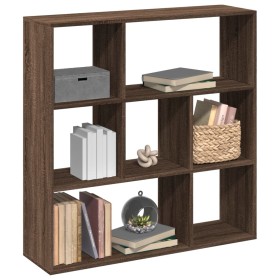 Librería divisora madera marrón roble 102x29x103,5 cm de , Librerías y estanterías - Ref: Foro24-858054, Precio: 83,97 €, Des...