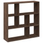 Librería divisora madera marrón roble 102x29x103,5 cm de , Librerías y estanterías - Ref: Foro24-858054, Precio: 83,97 €, Des...