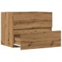 Engineered wood bathroom furniture, oak artisan 60x38.5x45 cm by , Bathroom furniture - Ref: Foro24-856244, Price: 54,56 €, D...