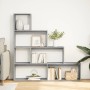 4-level Sonoma gray wood divider bookcase 143.5x29x143.5cm by , Bookcases and shelves - Ref: Foro24-857999, Price: 102,77 €, ...