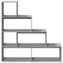 4-level Sonoma gray wood divider bookcase 143.5x29x143.5cm by , Bookcases and shelves - Ref: Foro24-857999, Price: 102,77 €, ...