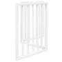 Folding dog gate with 3 panels, made of white poplar wood, 150cm. by , Dog kennels and fences - Ref: Foro24-352180, Price: 36...