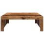 Mesa de centro madera de ingeniería envejecida 100x100x35 cm de , Mesas de centro - Ref: Foro24-856684, Precio: 79,97 €, Desc...