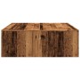 Mesa de centro madera de ingeniería envejecida 100x100x35 cm de , Mesas de centro - Ref: Foro24-856684, Precio: 79,97 €, Desc...