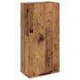 Aged wood wall-mounted bathroom cabinet 32x20x67 cm by , Closets and storage - Ref: Foro24-856937, Price: 42,91 €, Discount: %