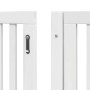 Folding dog gate 8 panels white poplar wood 640 cm by , Dog kennels and fences - Ref: Foro24-3155678, Price: 233,11 €, Discou...