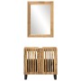 Juego de muebles de baño 2 pzas madera maciza de mango rugosa de , Muebles de baño - Ref: Foro24-3217088, Precio: 186,18 €, D...