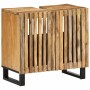 2-piece bathroom furniture set made of solid rough mango wood by , Bathroom furniture - Ref: Foro24-3217088, Price: 174,98 €,...