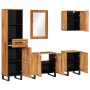 Set of 5-piece solid acacia wood bathroom furniture. by , Bathroom furniture - Ref: Foro24-3217095, Price: 469,07 €, Discount: %