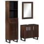 Conjunto de muebles de baño 3 piezas madera maciza de mango de , Muebles de baño - Ref: Foro24-3217097, Precio: 332,35 €, Des...