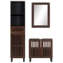 Set of 3-piece solid mango wood bathroom furniture. by , Bathroom furniture - Ref: Foro24-3217097, Price: 313,62 €, Discount: %