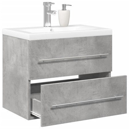 Bathroom furniture set, 2 pieces, gray plywood with concrete finish. by , Bathroom furniture - Ref: Foro24-3324920, Price: 16...