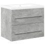 Set muebles de baño 2 piezas madera contrachapada gris hormigón de , Muebles de baño - Ref: Foro24-3324920, Precio: 163,89 €,...