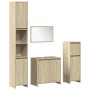 4-piece bathroom furniture set in Sonoma oak plywood by , Bathroom furniture - Ref: Foro24-3324969, Price: 182,49 €, Discount: %