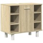 Set de muebles de baño 3 pzas madera contrachapada roble Sonoma de , Muebles de baño - Ref: Foro24-3324976, Precio: 209,26 €,...