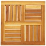 Tablero de mesa cuadrado madera maciza de acacia 50x50x2 cm de , Tableros para mesas - Ref: Foro24-4004253, Precio: 27,43 €, ...