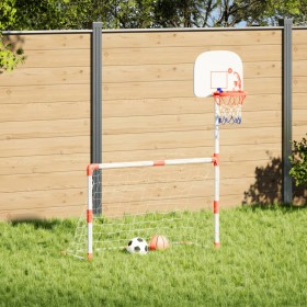 Juego infantil de fútbol y baloncesto con balones 98x50x70 cm de , Juguetes de deporte - Ref: Foro24-4016330, Precio: 42,70 €...