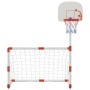 Juego infantil de fútbol y baloncesto con balones 98x50x70 cm de , Juguetes de deporte - Ref: Foro24-4016330, Precio: 40,50 €...