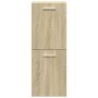 Set de muebles de baño 3 pzas madera contrachapada roble Sonoma de , Muebles de baño - Ref: Foro24-3324995, Precio: 87,16 €, ...