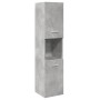 4-piece bathroom furniture set made of gray concrete plywood. by , Bathroom furniture - Ref: Foro24-3324873, Price: 149,85 €,...