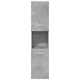 4-piece bathroom furniture set made of gray concrete plywood. by , Bathroom furniture - Ref: Foro24-3324873, Price: 149,85 €,...