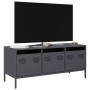 TV stand made of cold-rolled anthracite steel, 101.5x39x43.5 cm by , TV Furniture - Ref: Foro24-851228, Price: 186,18 €, Disc...