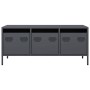 TV stand made of cold-rolled anthracite steel, 101.5x39x43.5 cm by , TV Furniture - Ref: Foro24-851228, Price: 186,18 €, Disc...