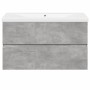 Bathroom furniture set, 2 pieces, gray plywood concrete. by , Bathroom furniture - Ref: Foro24-3324908, Price: 161,17 €, Disc...