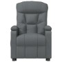 Sillón reclinable eléctrico de tela gris oscuro de , Sillones - Ref: Foro24-3098816, Precio: 265,91 €, Descuento: %