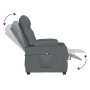 Sillón reclinable eléctrico de tela gris oscuro de , Sillones - Ref: Foro24-3098816, Precio: 265,91 €, Descuento: %