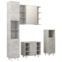 4-piece bathroom furniture set in concrete gray engineered wood by vidaXL, Bathroom furniture - Ref: Foro24-3056902, Price: 2...