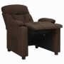 Dark brown fabric recliner by , Armchairs - Ref: Foro24-348534, Price: 166,56 €, Discount: %