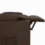 Dark brown fabric recliner by , Armchairs - Ref: Foro24-348534, Price: 166,56 €, Discount: %