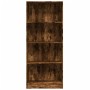 Engineered wood smoked oak bookshelf 60x24x143 cm by , Bookcases and shelves - Ref: Foro24-857816, Price: 61,41 €, Discount: %