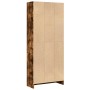 Engineered wood smoked oak bookshelf 60x24x143 cm by , Bookcases and shelves - Ref: Foro24-857816, Price: 61,41 €, Discount: %