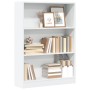 Estantería de madera de ingeniería blanca 80x24x109 cm de , Librerías y estanterías - Ref: Foro24-857835, Precio: 58,16 €, De...