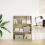 Engineered wood bookshelf in Sonoma oak, 80x24x109 cm. by , Bookcases and shelves - Ref: Foro24-857837, Price: 56,66 €, Disco...